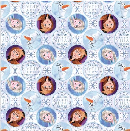 Disney Frozen II Mythic Journey Multi Springs Creative Cotton Fabric