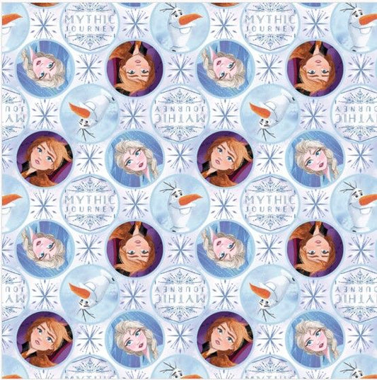 Disney Frozen II Mythic Journey Multi Springs Creative Cotton Fabric