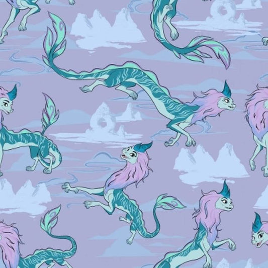 Disney Raya & The Last Dragon Sisu Sky Springs Creative Cotton Fabric