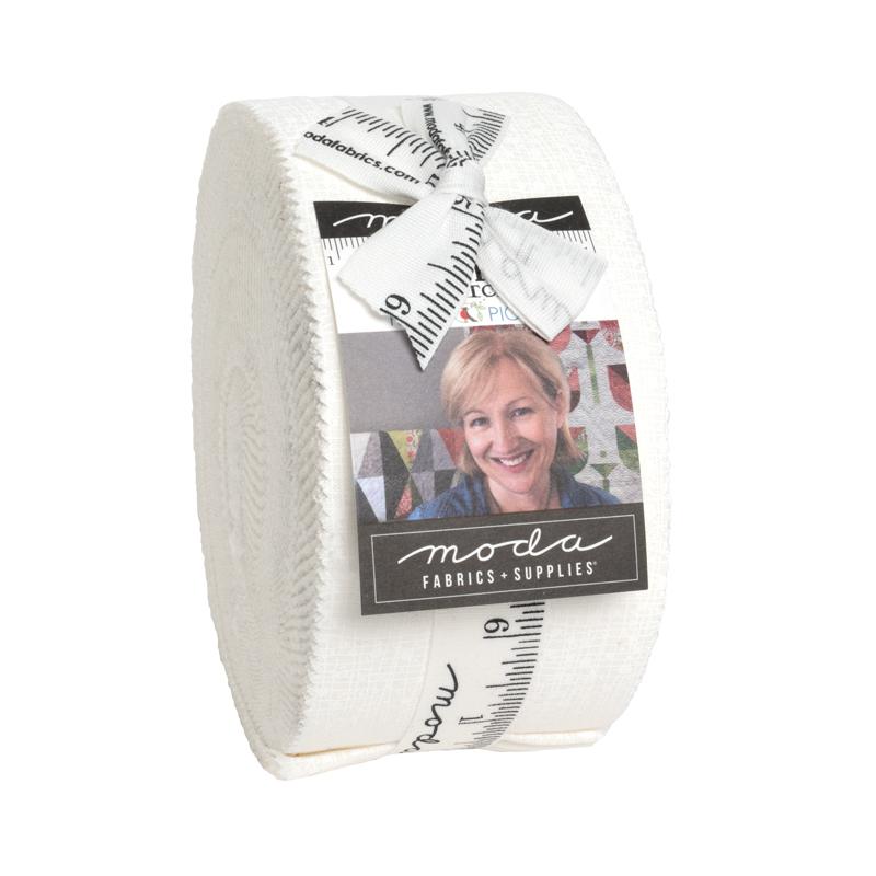 Dotty Thatched Blizzard 2.5" Jelly Roll Robin Pickens Moda Cotton Fabric MD-48715JR150