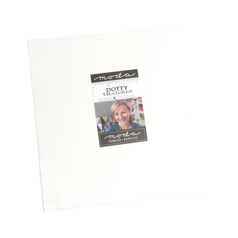 Dotty Thatched Blizzard 10" Squares Junior Layer Cake Robin Pickens Moda Cotton Fabric MD-48715LC150