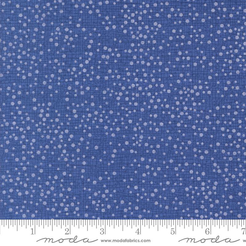Dotty Thatched Dots Texture Royal Blue Robin Pickens Moda Cotton Fabric MD-48715-96