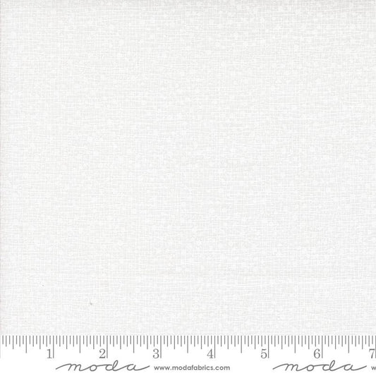 Dotty Thatched Dots Texture Blizzard White Robin Pickens Moda Cotton Fabric MD-48715-150