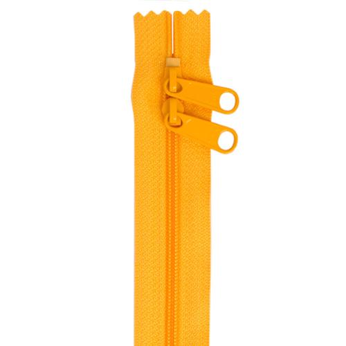 Double Slide Zipper Buttercup Yellow By Annie's 30 inches BYA-ZIP30-190