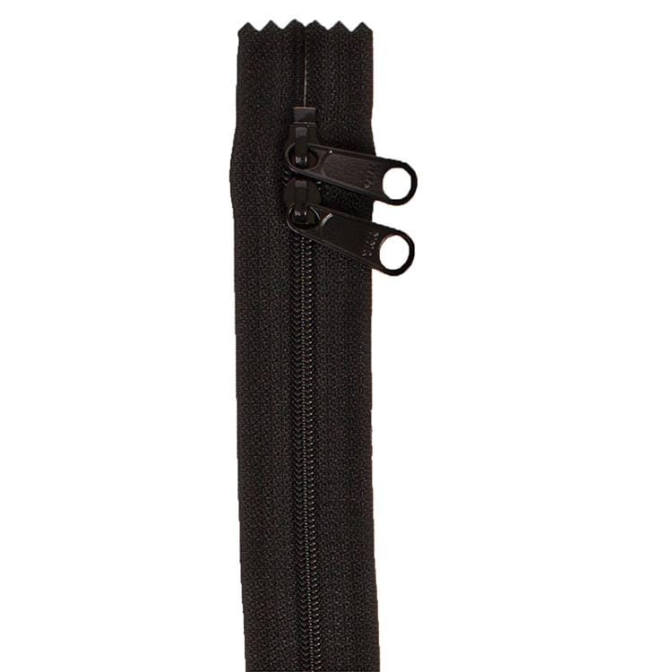 Double Slide 40" Zipper Black Pattern By Annie's BYA-ZIP40-105 | US Fabric Shop
