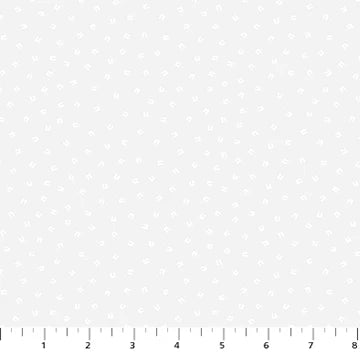 Dovetail Magnets White Pigment Ghazal Razavi Figo Northcott Cotton Fabric NC-92034-10