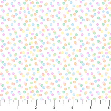 Dovetail Pastels Candy Dots Pastel Ghazal Razavi Figo Northcott Fabrics Cotton Fabric NC-92083-10