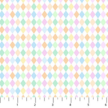 Dovetail Pastels Diamonds Pastel Ghazal Razavi Figo Northcott Fabrics Cotton Fabric NC-92081-10