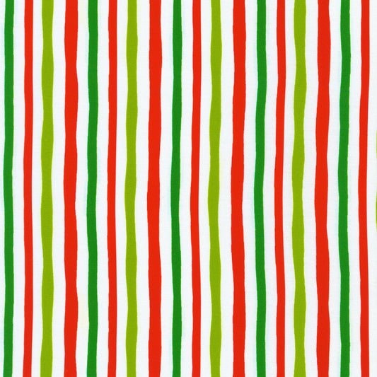Dr. Seuss How the Grinch Stole Christmas Holiday Multi Colored Stripe Robert Kaufman Cotton Fabric RK-ADE-20999-223
