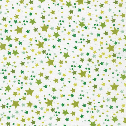 Dr Seuss How the Grinch Stole Christmas Stars Allover Lime Green Robert Kaufman Cotton Fabric RK-ADE-20282-50