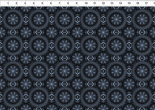 Dragons Emblems Gray Jason Yenter In The Beginning Cotton fabric