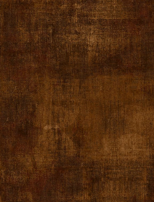 Dry Brush Chocolate Brown Danhui Nai Wilmington Prints Cotton Fabric WP-1077-89205-229