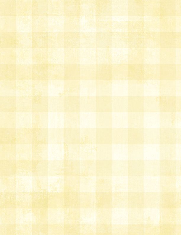 Dry Brush Checks Pale Soft Yellow Essential Basics Danhui Nai Wilmington Prints Cotton Fabric WP-1077-89289-500
