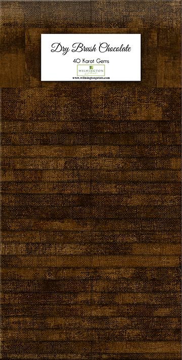 Dry Brush Chocolate 2.5" Strips Karat Gems 40pcs Wilmington Prints Cotton Precut Fabric WP-842-140-842