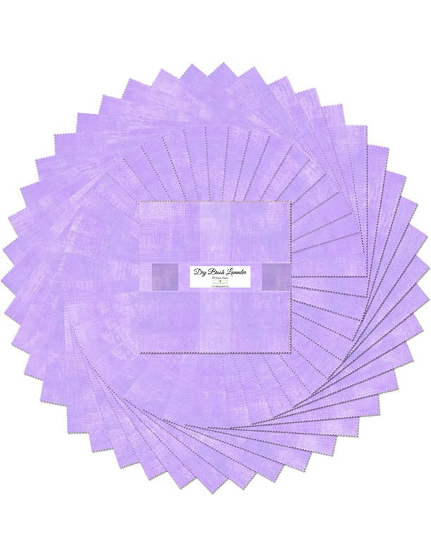 Dry Brush Lavender Purple 10" Squares Karat Gems Layer Cake 42pcs Wilmington Prints Cotton Fabric WP-512-180-512 | US Fabric Shop