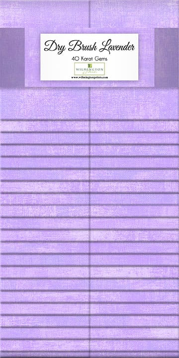 Dry Brush Lavender Purple 2.5" Strips Roll Karat Gems 40pcs Wilmington Prints Cotton Fabric WP-842-180-842 | US Fabric Shop