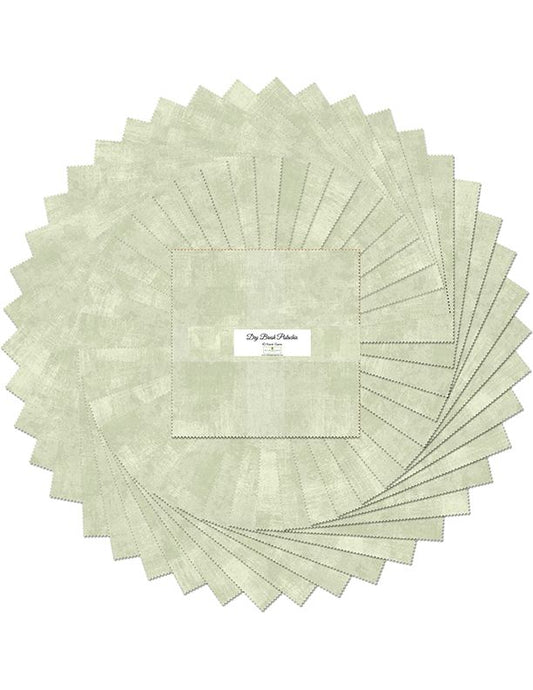 Dry Brush Pistachio Green 10" Squares Karat Gems 42pcs Wilmington Prints Cotton Precut Fabric WP-512-143-512
