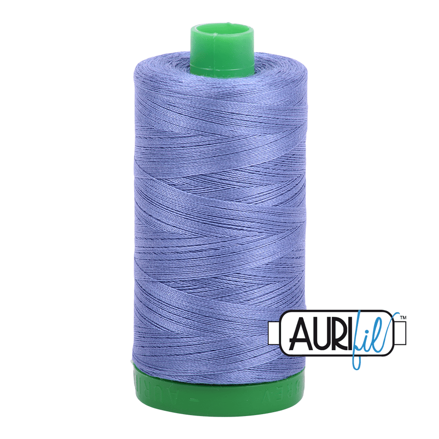 Dusty Blue Violet Purple 40 wt 1094 yd Large Spool Aurifil Cotton Quilting Thread AF-MK40SC6-2525