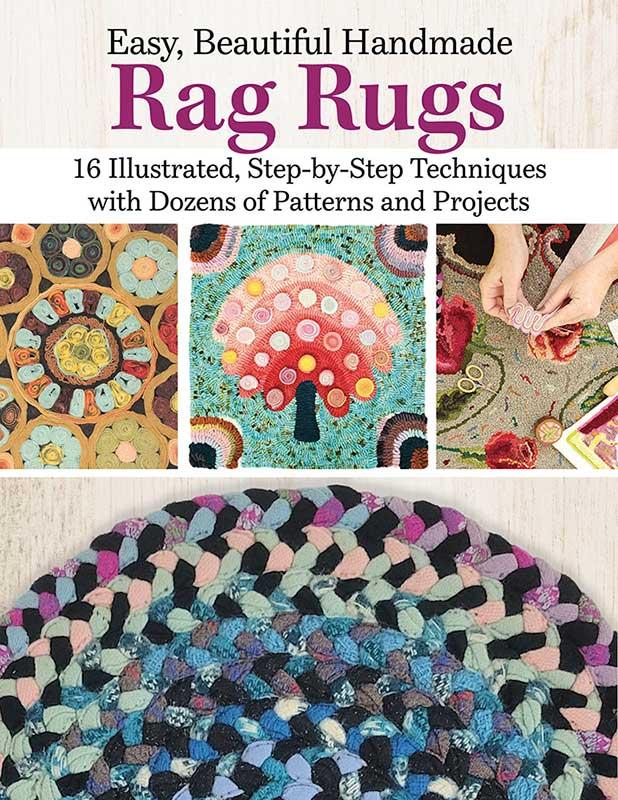 Easy Beautiful Handmade Rag Rugs: 12 Step-By-Step Techniques Patterns and Projects Book Deana David Landauer LAN-0062