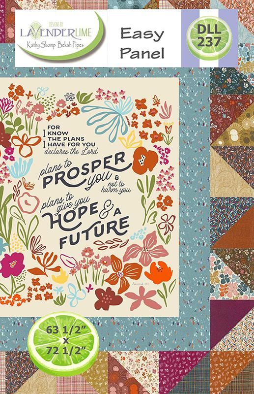 Easy Panel G 63.50'' x 72.50'' Quilting Book Kathy Skomp Designs By Lavender Lime DLL-237