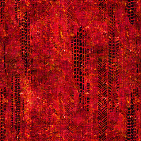 Easy Rider Tire Tracks Red Quilting Treasures Cotton Fabric