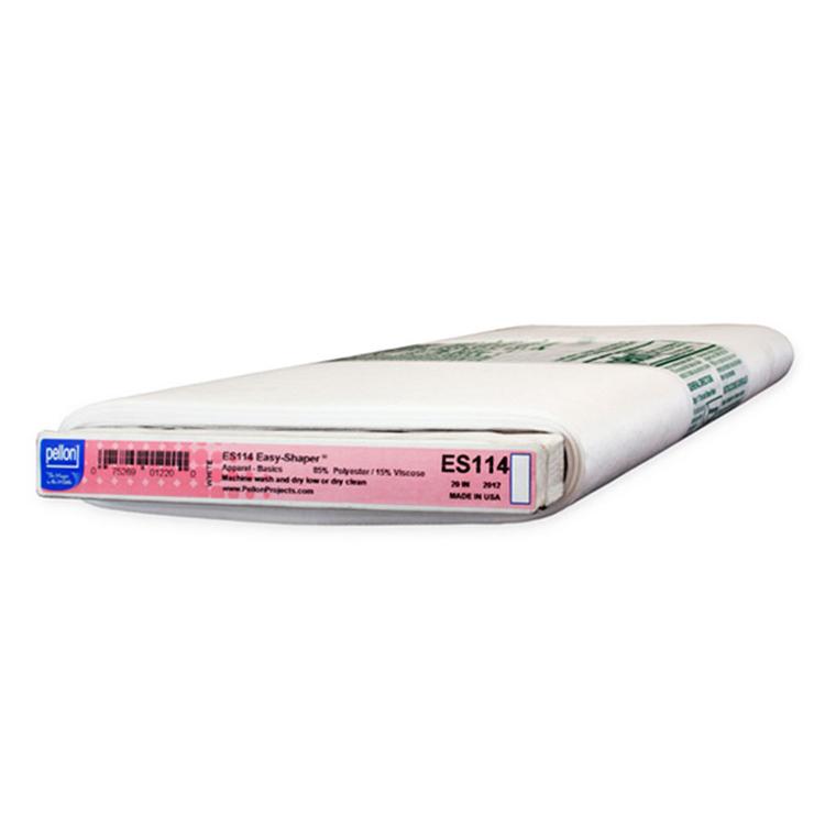 Easy Shaper Fusible Interfacing 20" White Pellon Polyester PELLON-ES114 Sold By Yard