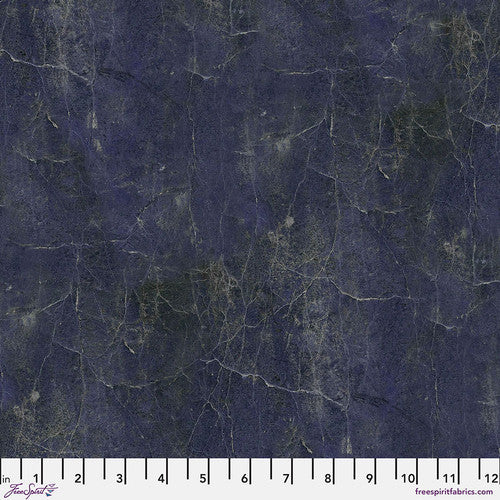 Eclectic Elements Indigo Palette Vintage Indigo Tim Holtz Free Spirit Cotton Fabric FS-PWTH299.INDIGO