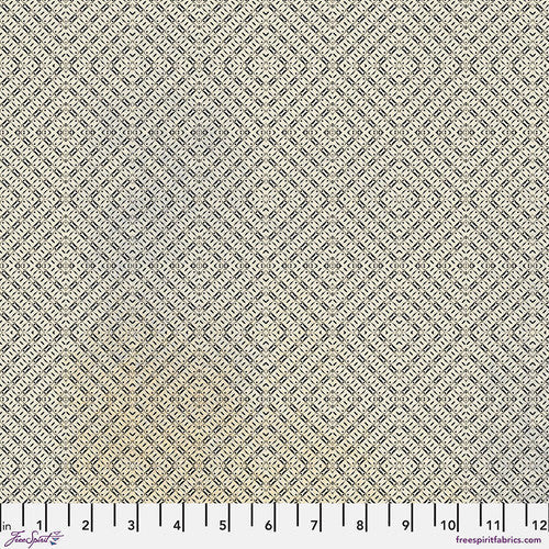 Eclectic Elements Neutral Palette Tiny Print Neutral Tim Holtz Free Spirit Cotton Fabric FS-PWTH258.NEUTRAL