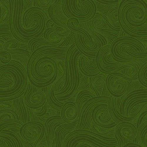 Just Color! Emerald Green Swirl Studio E Cotton Fabric SE 1351-Emerald