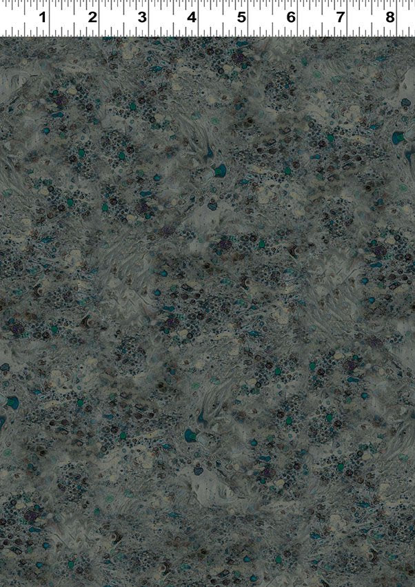 Emerald Hollow Marble Gray Sue Zipkin Clothworks Cotton Fabric CLT-Y4838-6
