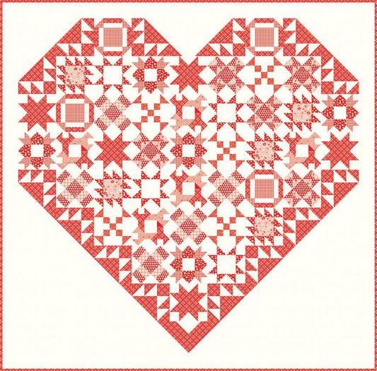Endless Love Quilt Boxed Kit 59"x58" Sandy Gervais Riley Blake Designs