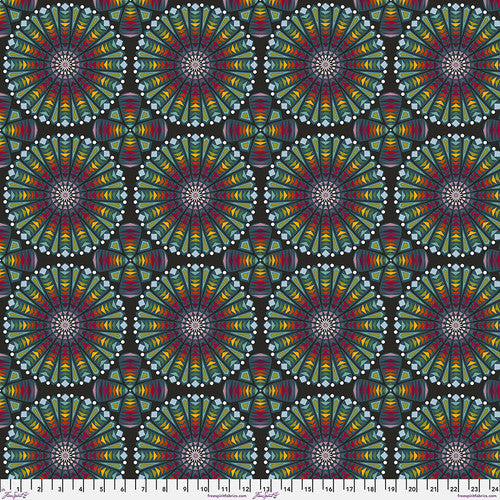 Enrapture Stained Glass Morning Giucy Giuce Free Spirit Cotton Fabric FS-PWGG006.MORNING