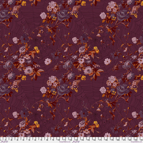 Enrapture Vining Cabernet Giucy Giuce Free Spirit Cotton Fabric FS-PWGG004.CABERNET