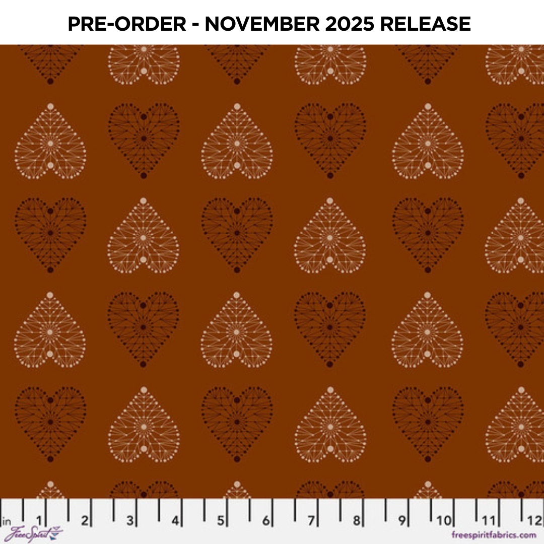 PRE-ORDER | NOV 2025 | Enrapture Amour Spice Giucy Giuce Free Spirit Cotton Fabric FS-PWGG007.SPICE