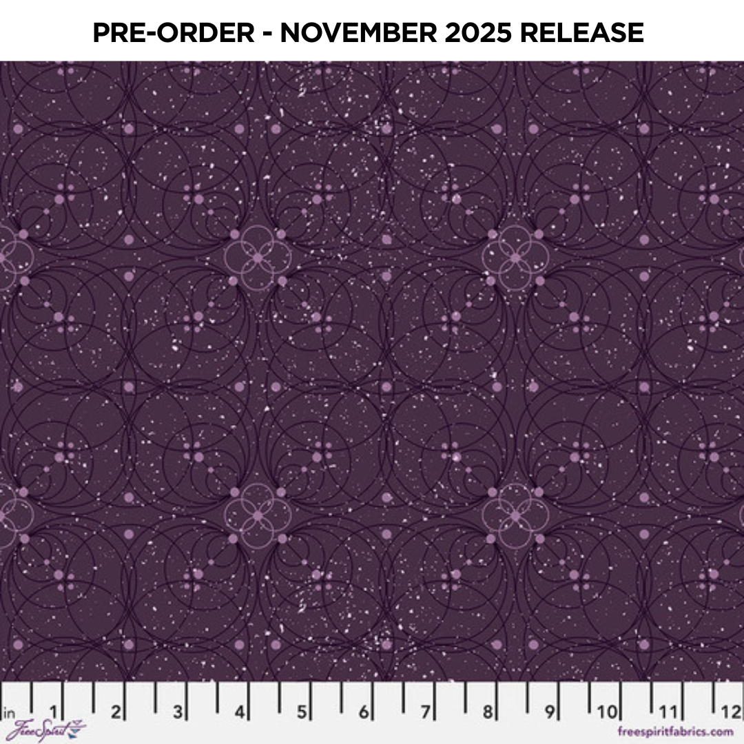 PRE-ORDER | NOV 2025 | Enrapture Flourish Amethyst Giucy Giuce Free Spirit Cotton Fabric FS-PWGG008.AMETHYST