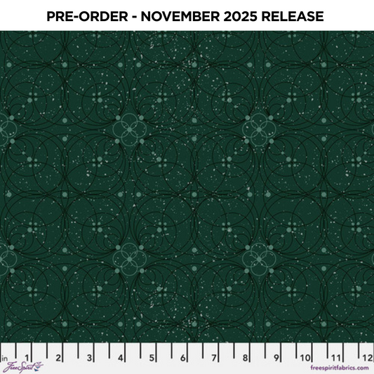PRE-ORDER | NOV 2025 | Enrapture Flourish Emerald Giucy Giuce Free Spirit Cotton Fabric FS-PWGG008.EMERALD