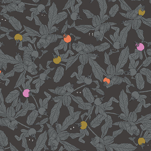 Enshadow Peek-a-Boo Night Katarina Roccella Art Gallery Fabrics Cotton Fabric AGF-ENW-49414