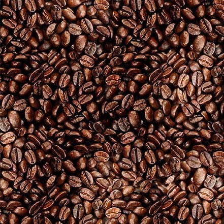 Espresso Yourself The perfect Bean Coffee Brown Michael Miller Cotton Fabric