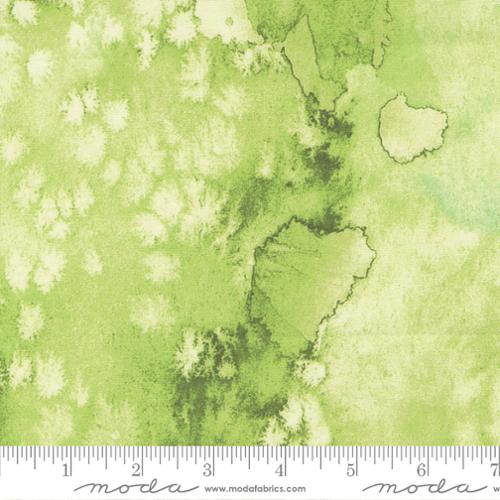 Eufloria Basics Background Watercolor Peridot Green Create Joy Project Moda Cotton Fabric