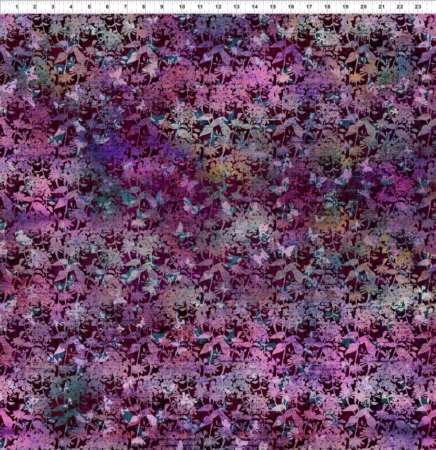 Evanescence Butterflies Magenta Purple Jason Yenter The Beginning Fabrics Cotton Fabric ITB-17EV-1