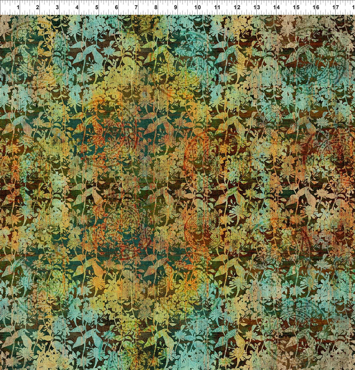 Evanescence Emblems Green Jason Yenter The Beginning Fabrics Cotton Fabric ITB-12EV-1 | US Fabric Shop