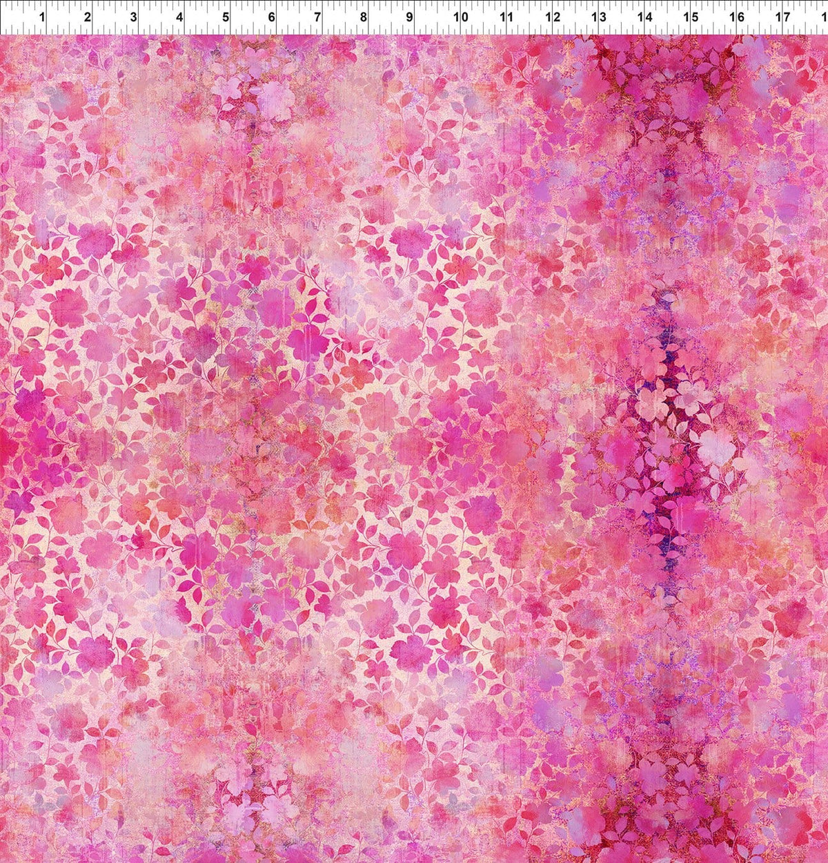 Evanescence Floral Vine Pink Jason Yenter The Beginning Fabrics Cotton Fabric ITB-19EV-1 | US Fabric Shop