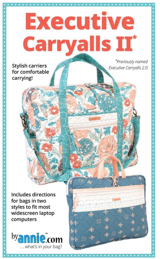 Executive Carryalls II By Annie's Bag Pattern BYA-110-2