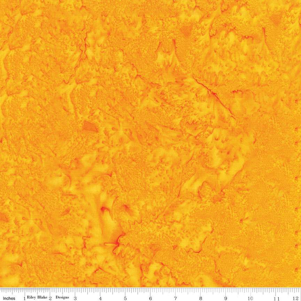 Expressions Batiks Hand-Dyes Basic Texture Blender Butterscotch Yellow Riley Blake Cotton Fabric