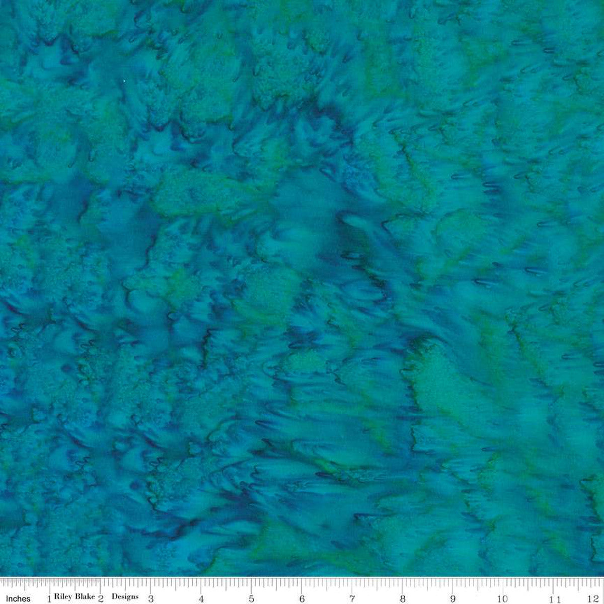 Expressions Batiks Hand-Dyes Basic Texture Blender Calypso Blue Riley Blake Cotton Fabric RB-BT21000-275