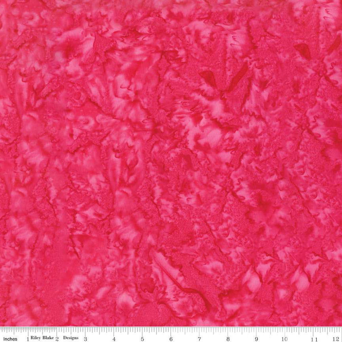Expressions Batiks Hand-Dyes Basic Texture Blender Cerise Pink Riley Blake Cotton Fabric