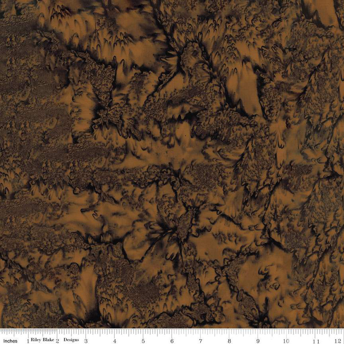 Expressions Batiks Hand-Dyes Basic Texture Blender Gingerbread Brown Riley Blake Cotton Fabric