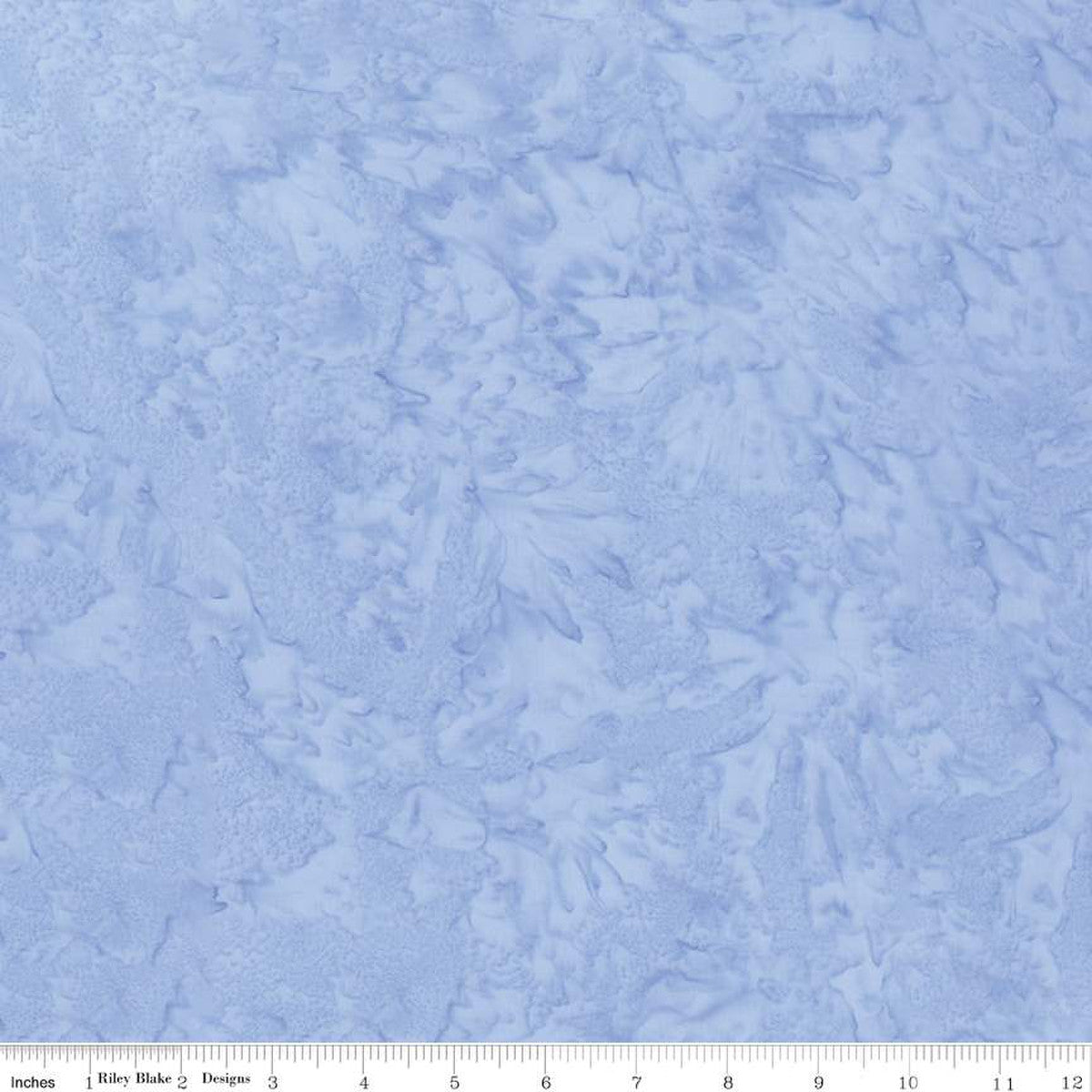 Expressions Batiks Hand-Dyes Basic Texture Blender Light Cornflower Blue Riley Blake Cotton Fabric