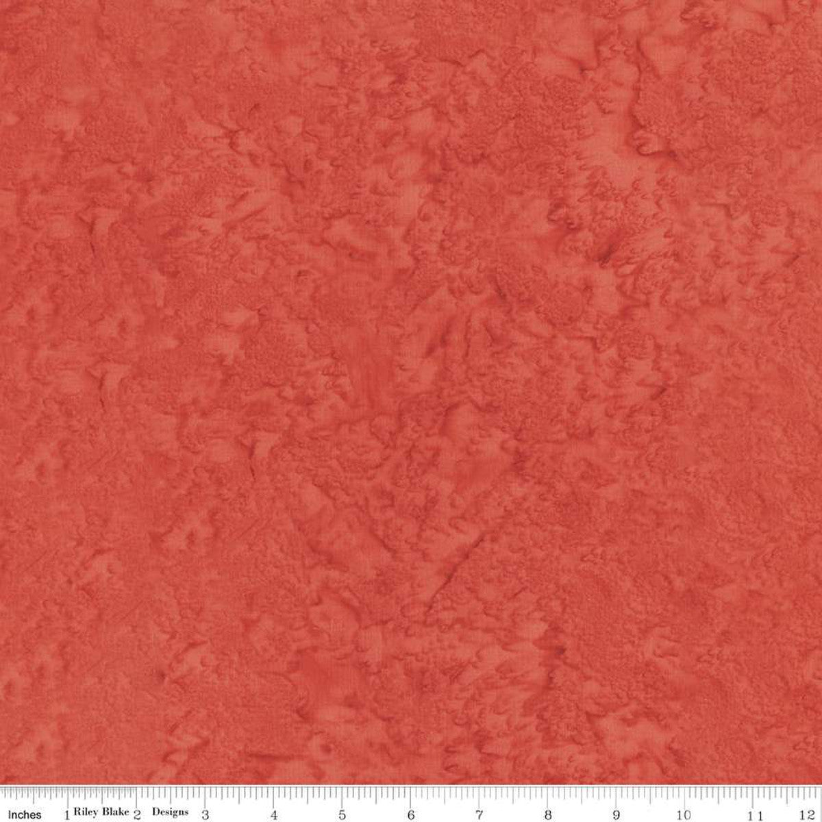 Expressions Batiks Hand-Dyes Basic Texture Blender Red Fox Riley Blake Cotton Fabric