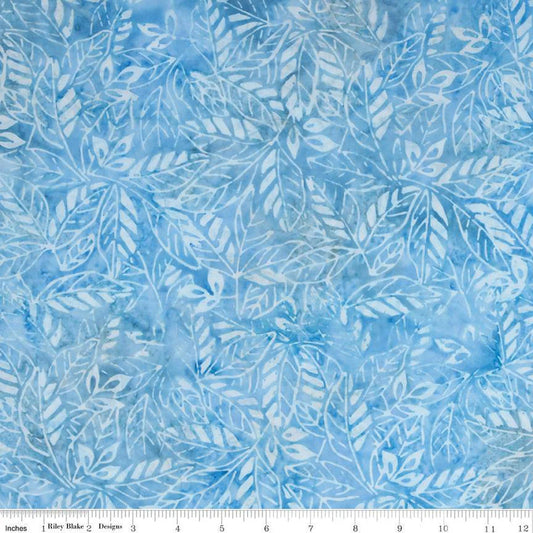 Expressions Batiks Tjaps Sky Blue Riley Blake Cotton Fabric RB-BTHH-1087